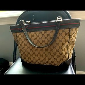 Authentic Gucci Monogram Handbag